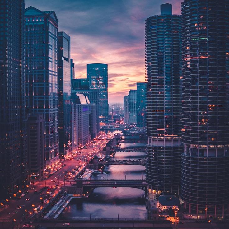 Sunset outdoors in Netherlands